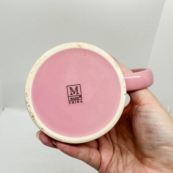 SOLD Urban Outfitters Pink Crazy Cat Lady Ceramic Mug Coffee Tea - Picture 6 of 6